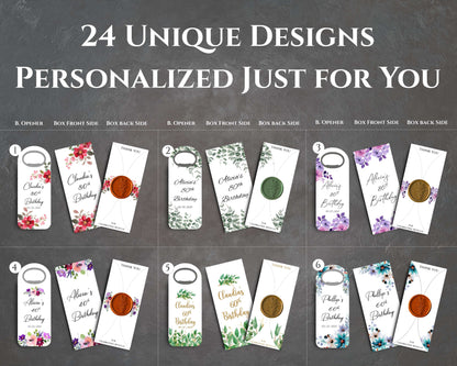 Birthday Party Favors 24 Different Design/ Bottle oepener Favors for Guests