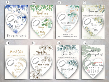 Wedding Favors/ Bottle Opener and Card
