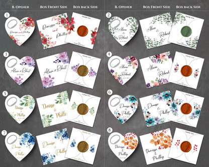 Heart-shaped Bottle Opener with Box/Wedding Party Favors.