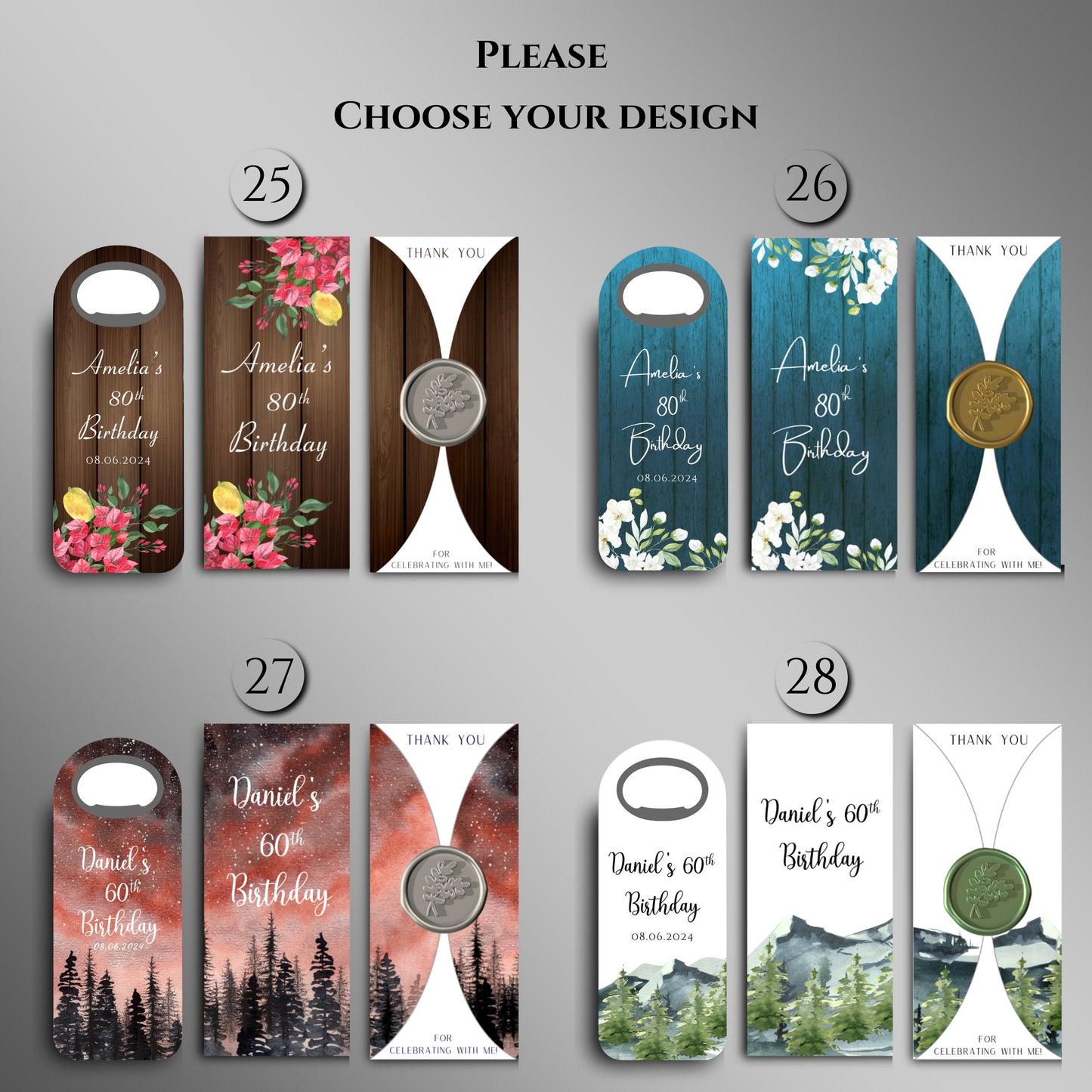 Birthday Party Favors/Bottle Opener Favors with Box for Guests
