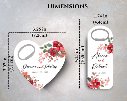 Heart-shaped Bottle Opener with Box/Wedding Party Favors.