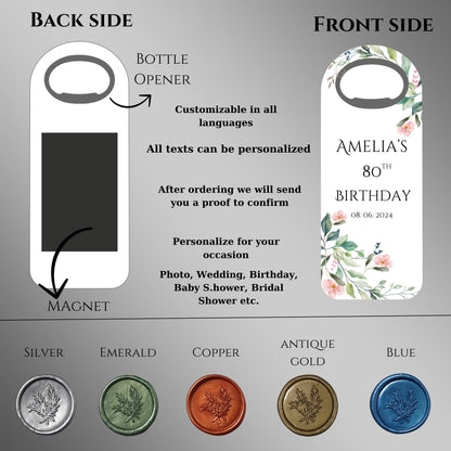 Birthday Party Favors/Bottle Opener Favors with Box for Guests