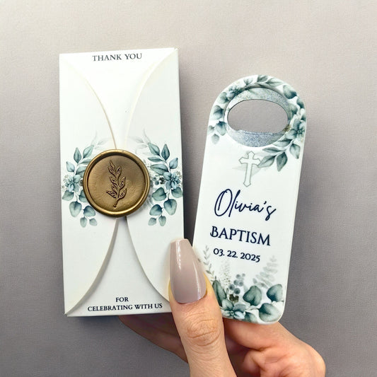 Baptism Favors 20 Unique Design/ Bottle Opener Favors for Guests
