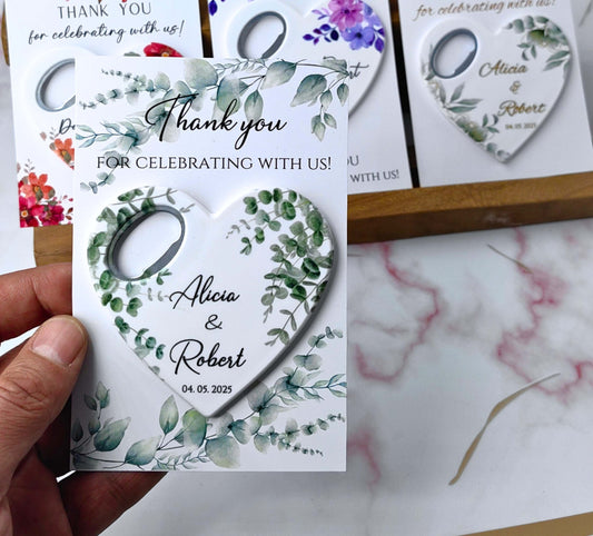 Wedding Favors/ Bottle Opener and Card